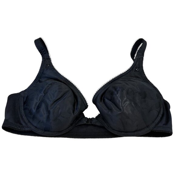 Lilyette 0891 Black Bra 36C Made In USA - Picture 1 of 4